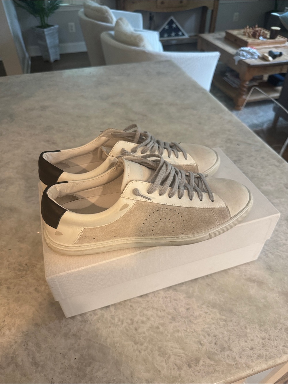 Oliver Cabell Mens Sea Salt Low 1 Shoes